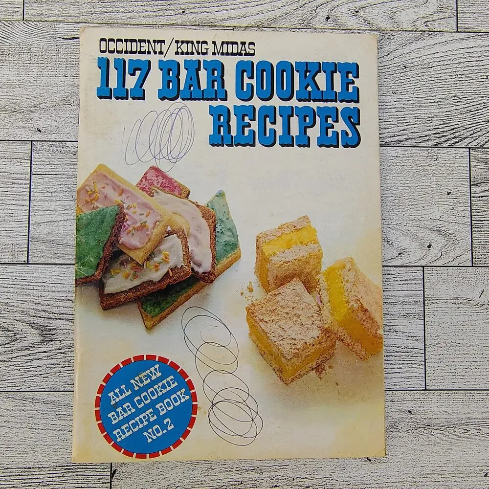 Occident King Midas 117 Bar Cookie Recipes Vtg Cookbook Booklet Peavy Flour Mill